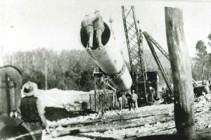 Construction of the Silvan Dam